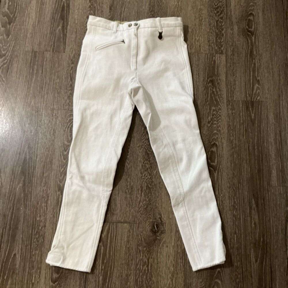 Vequi Comfort Breeches Pants Size 30 Lt. Beige Tan Equestrian Horse Riding Adult